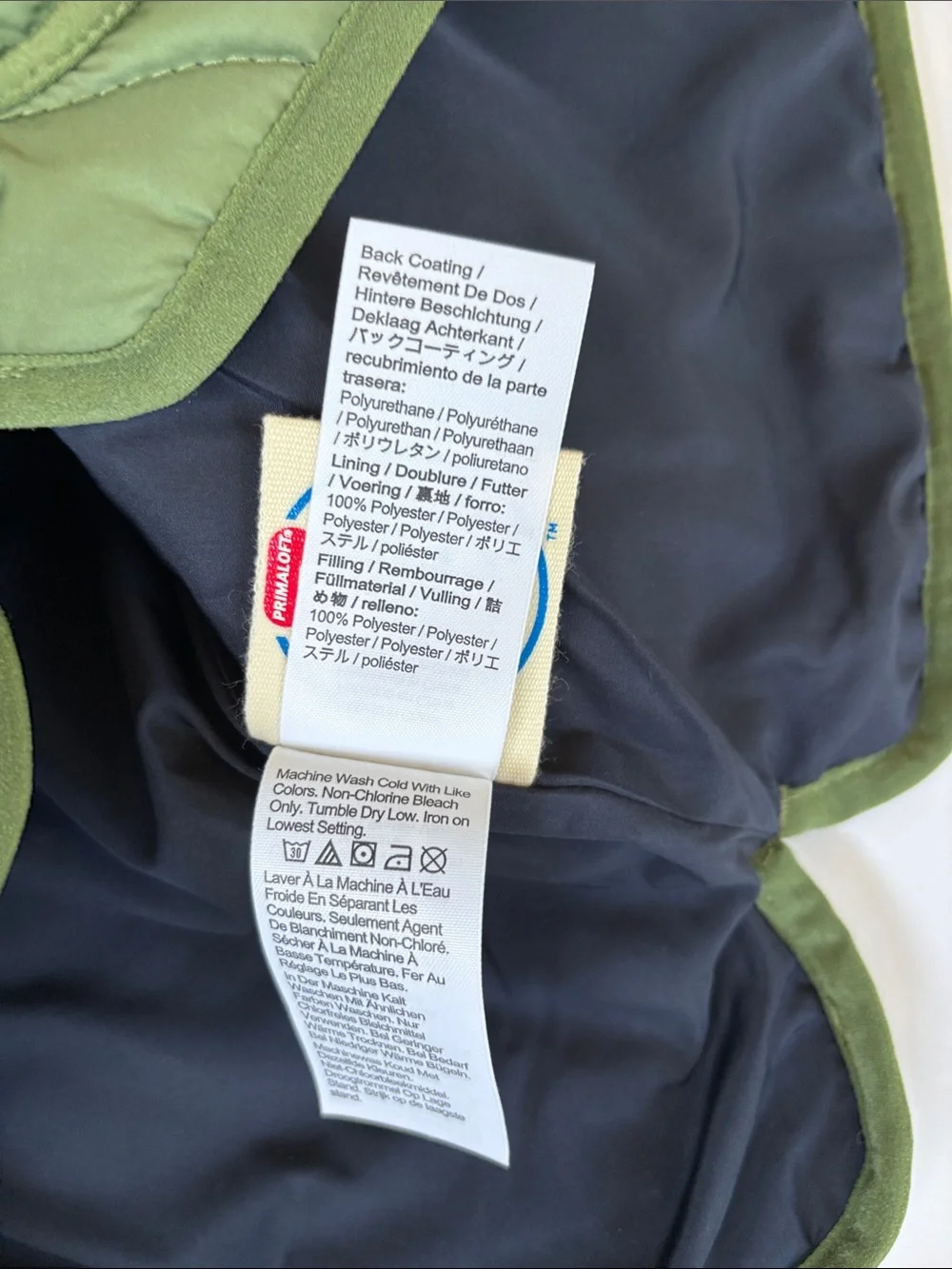 J Crew Green Primaloft Puffer Zip Snap‎ Vest Women’s Small $148